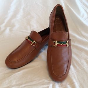 Leather loafer, light brown